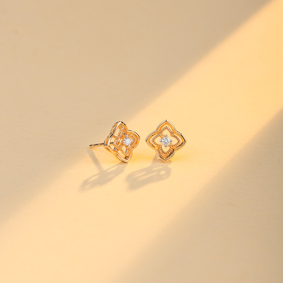Verdelle Petite Diamond Studs