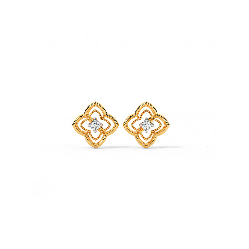 Verdelle Petite Diamond Studs