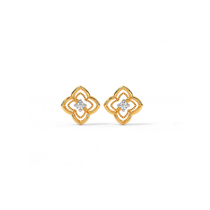 Verdelle Petite Diamond Studs