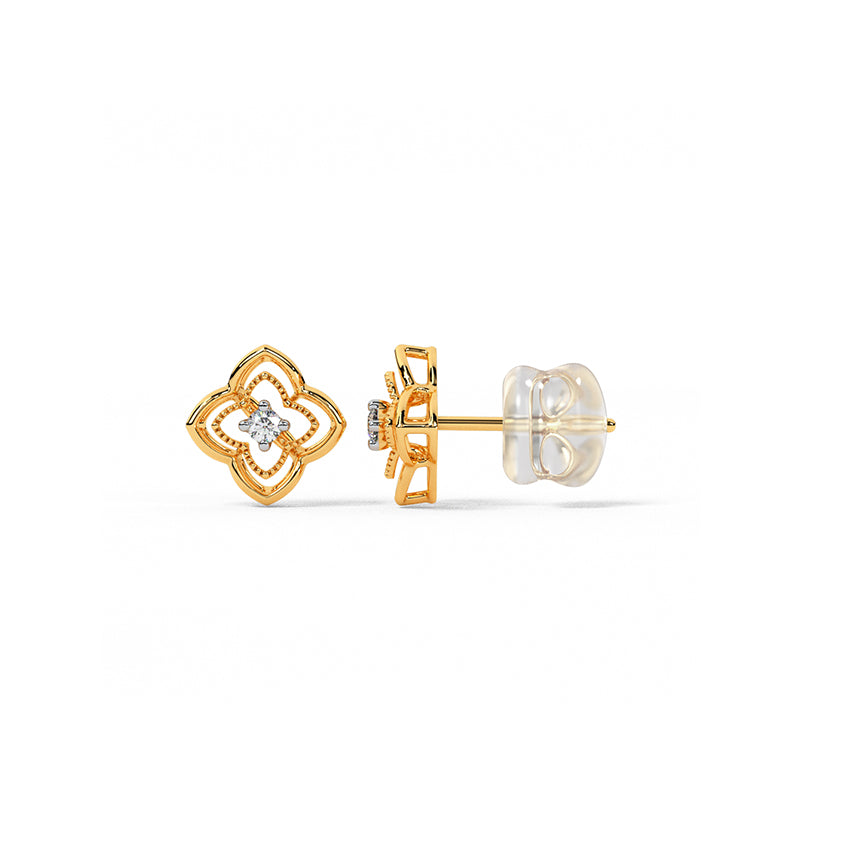 Verdelle Petite Diamond Studs