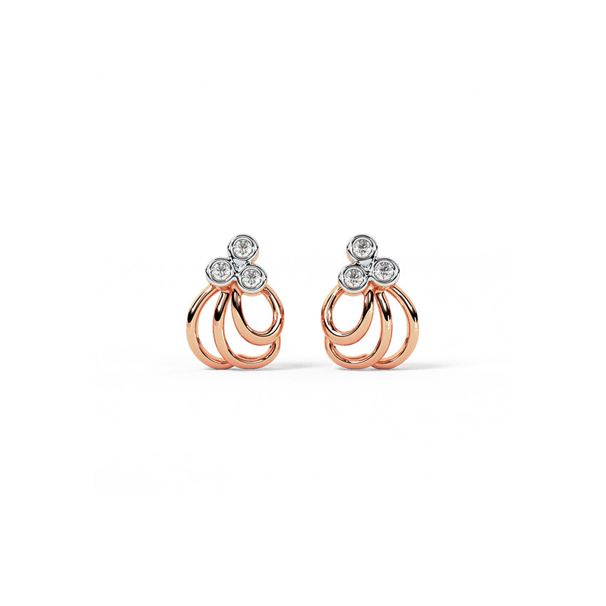 Posia Bloom Diamond Studs