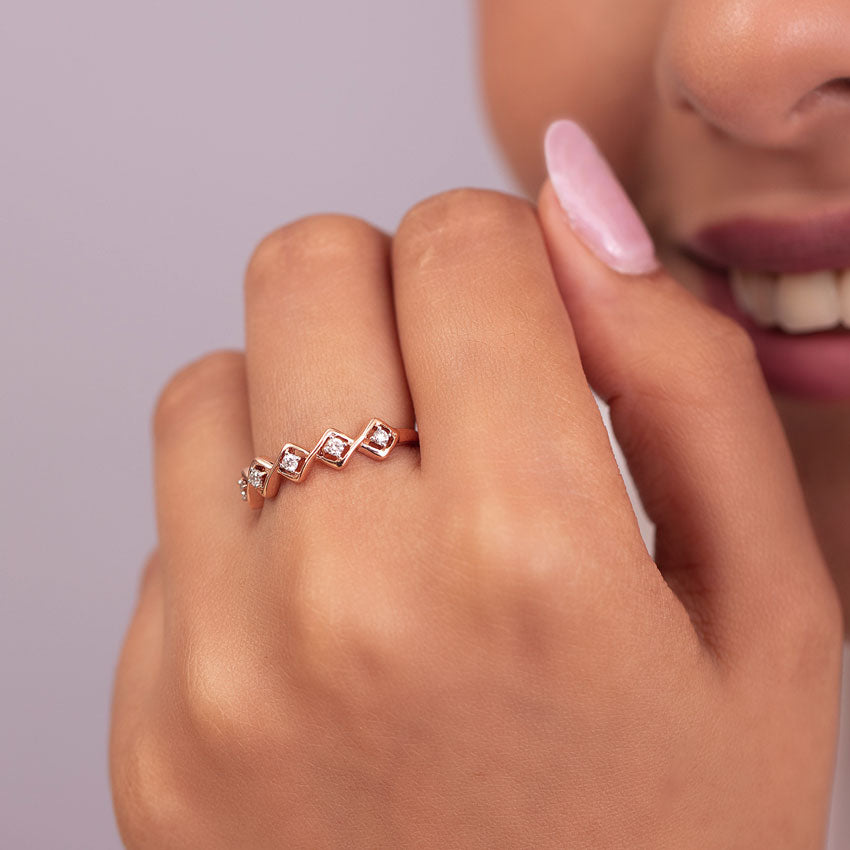 Radiant Quartet Diamond Band