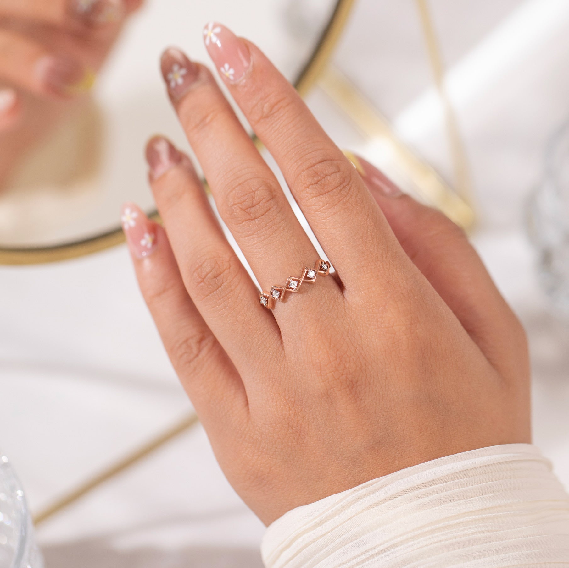 Radiant Quartet Diamond Band