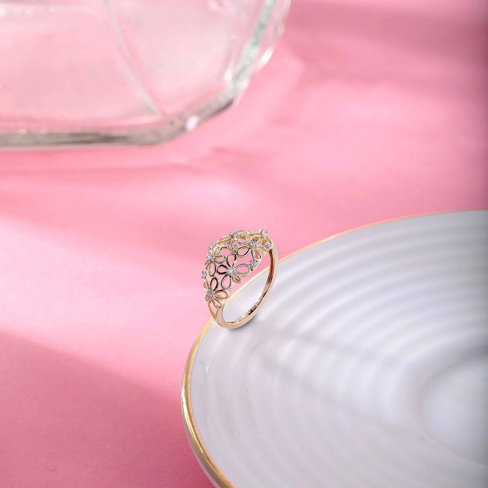 Blooming Grace Diamond Band