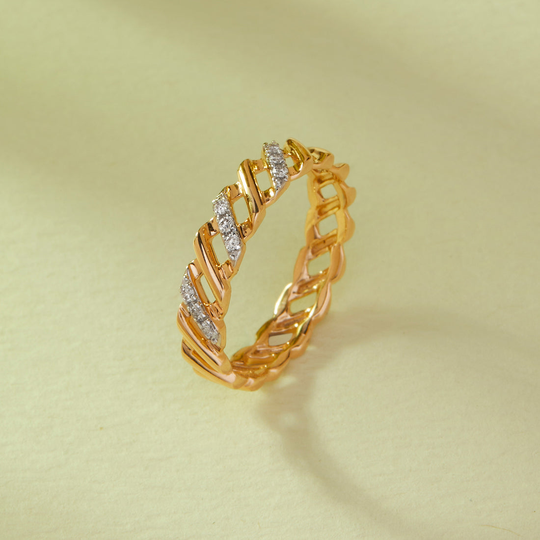 Radiant Edge Diamond Band