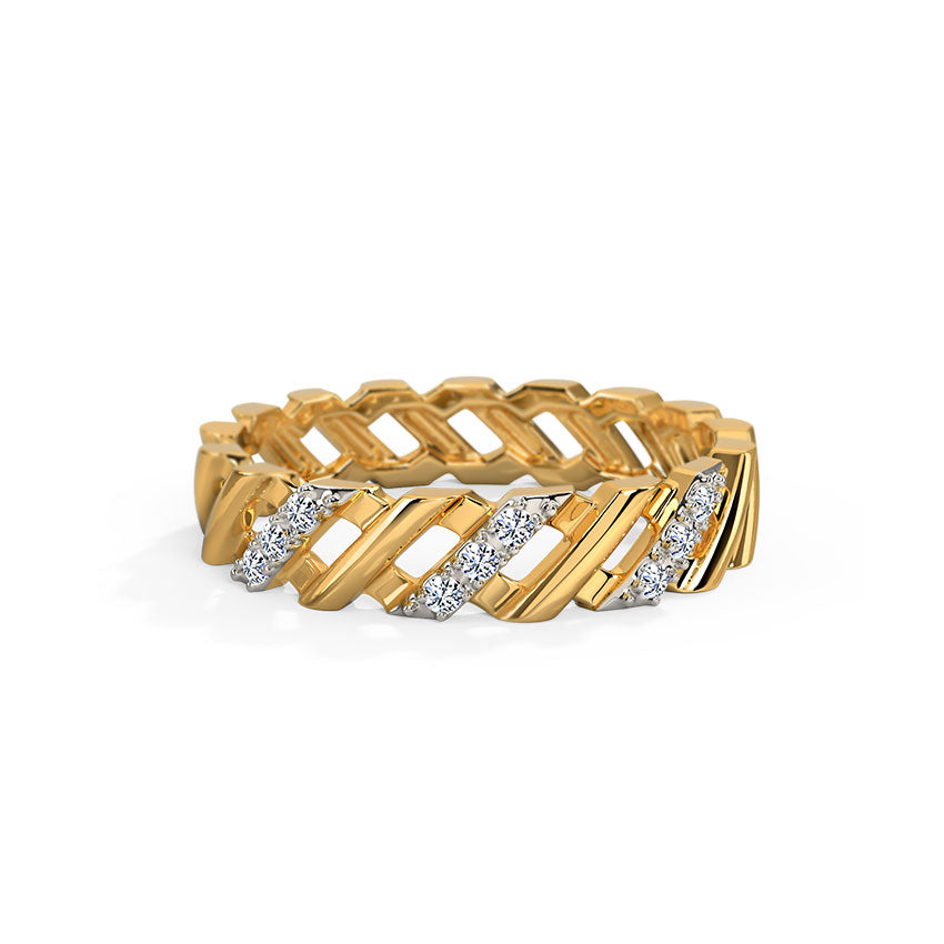 Radiant Edge Diamond Band