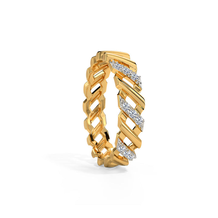 Radiant Edge Diamond Band