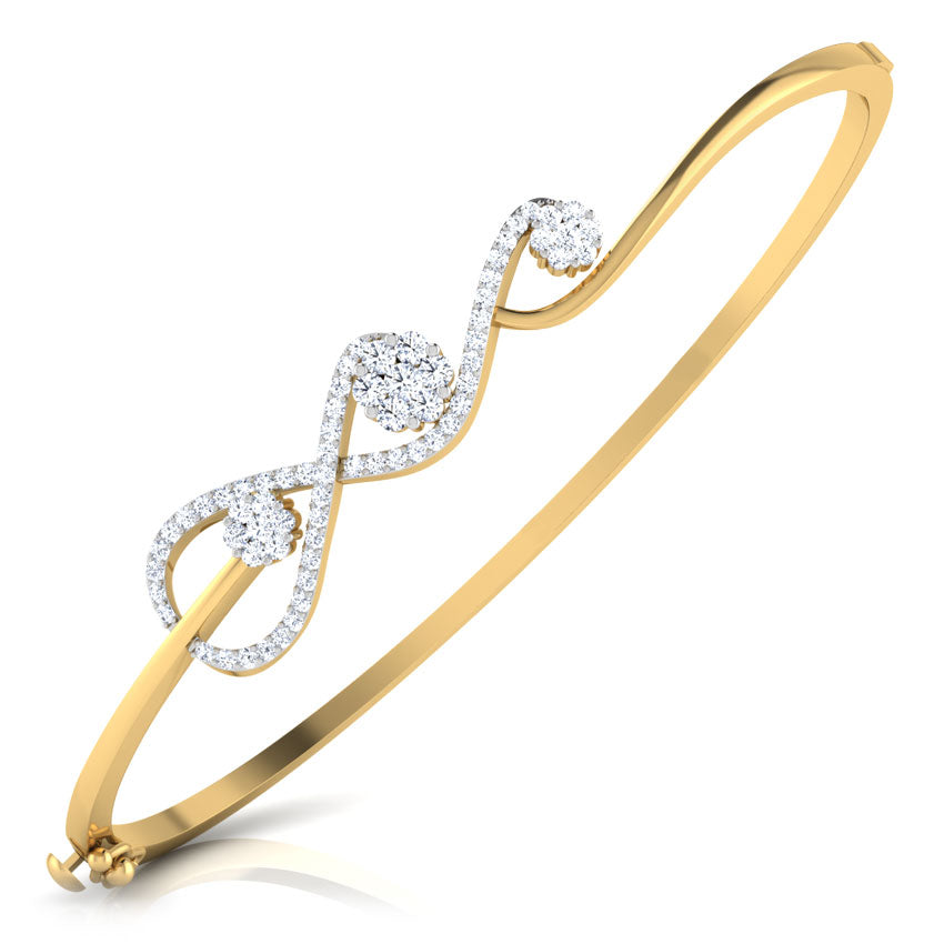 Lyra Cluster Diamond Bracelet