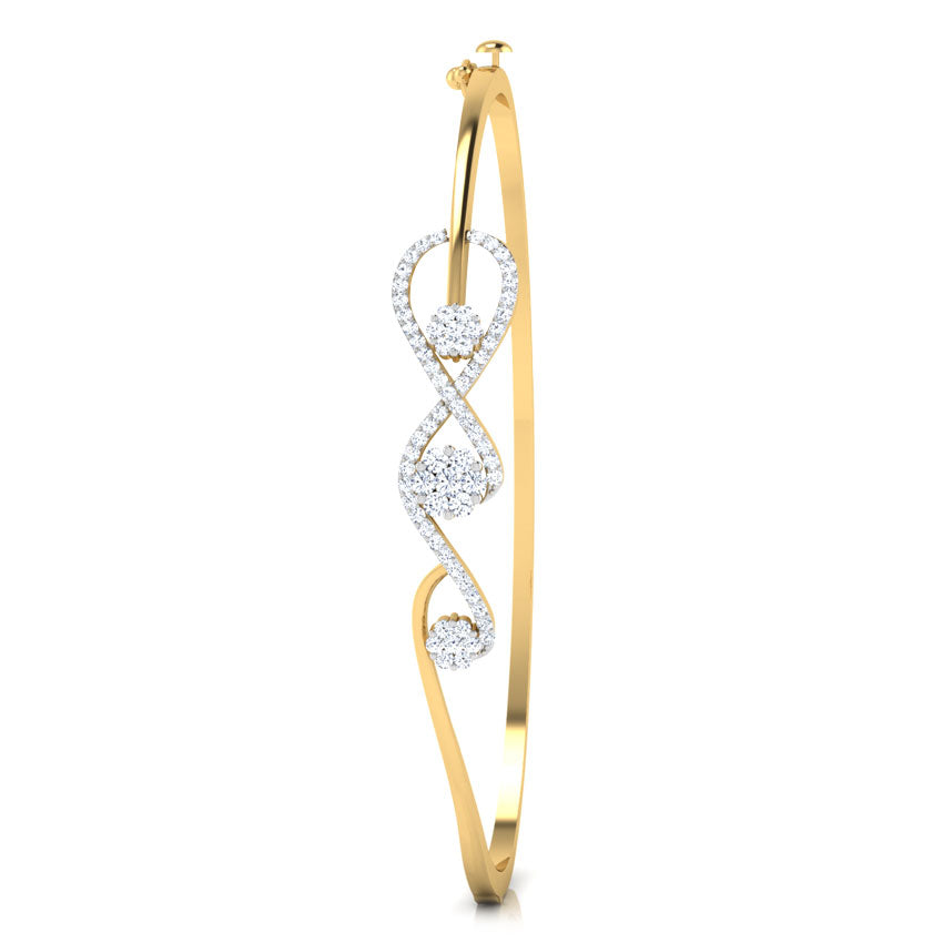 Lyra Cluster Diamond Bracelet