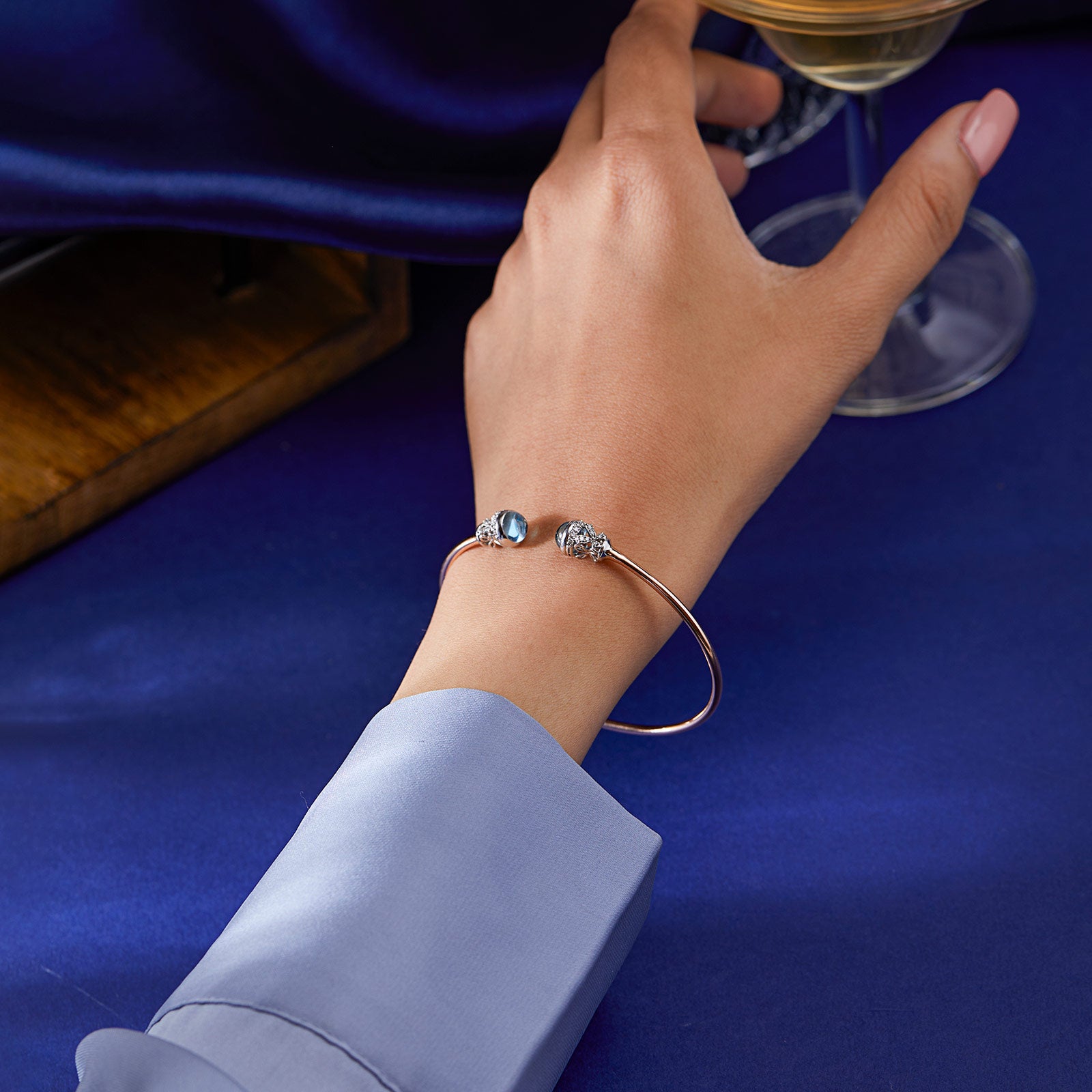 Celeste Ornate Gemstone Bracelet