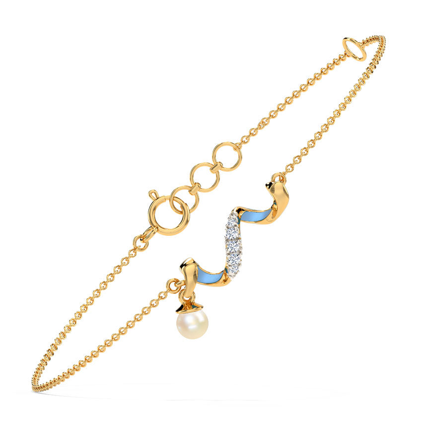 Luna Twirl Pearl Bracelet