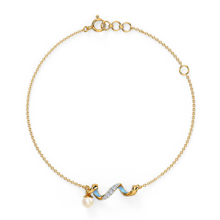 Luna Twirl Pearl Bracelet