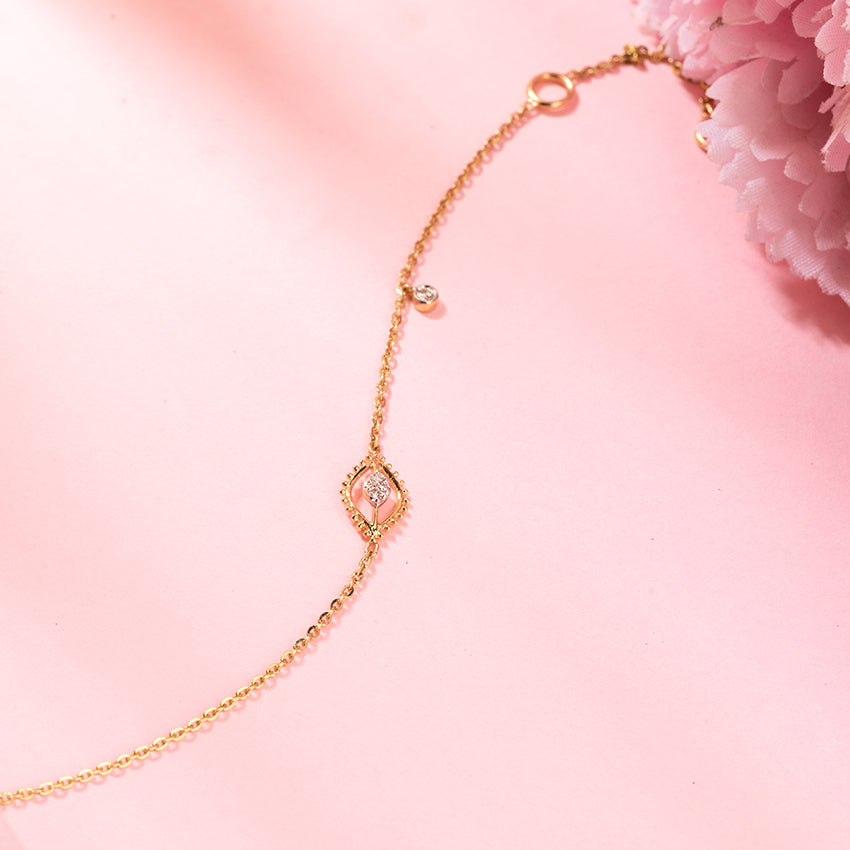 Flora Petal Diamond Bracelet