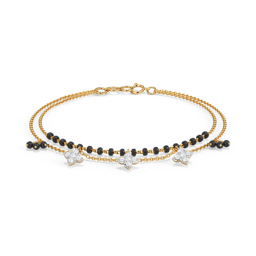 Ishana Diamond Mangalsutra Bracelet