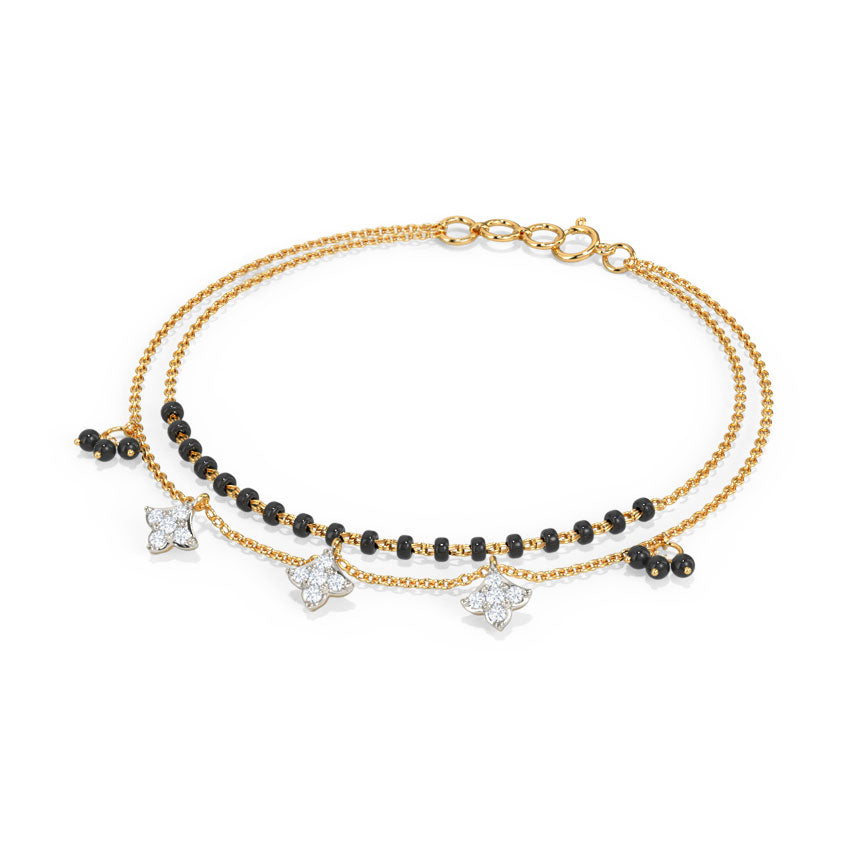 Ishana Diamond Mangalsutra Bracelet
