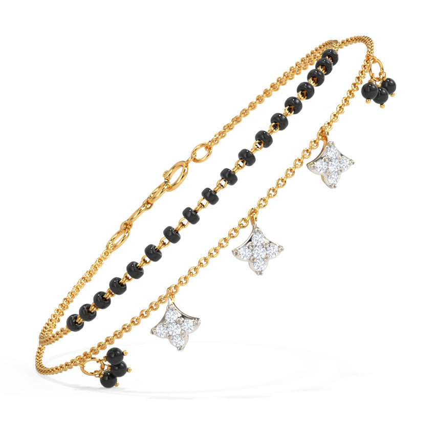 Ishana Diamond Mangalsutra Bracelet