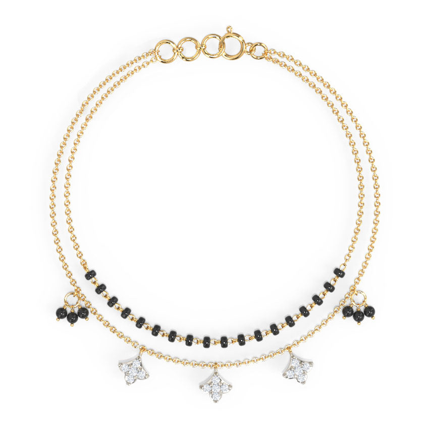 Ishana Diamond Mangalsutra Bracelet