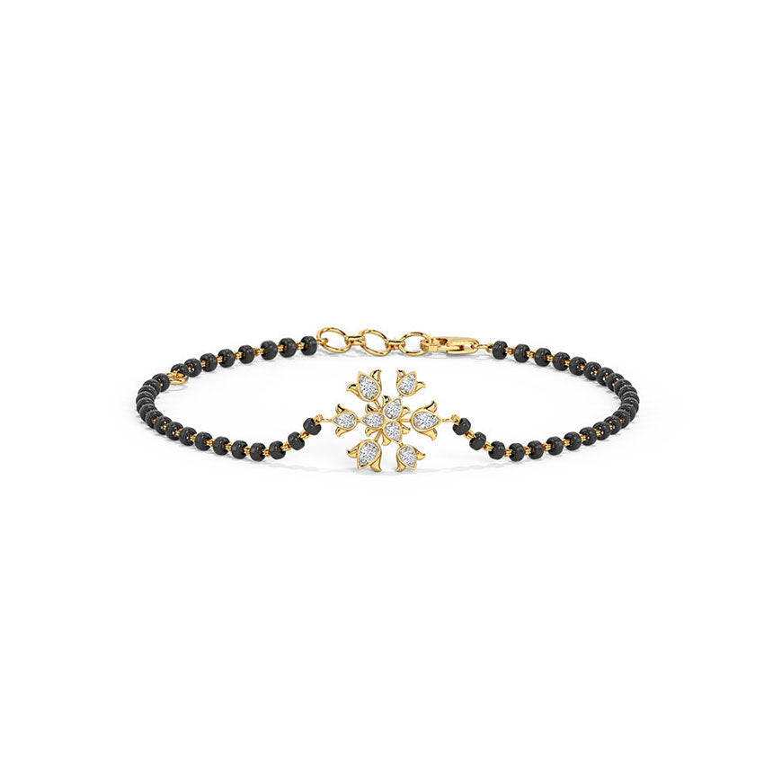Viola Tulip Diamond Mangalsutra Bracelet