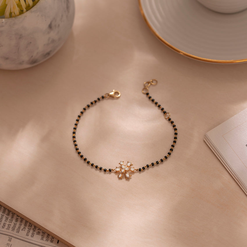Viola Tulip Diamond Mangalsutra Bracelet