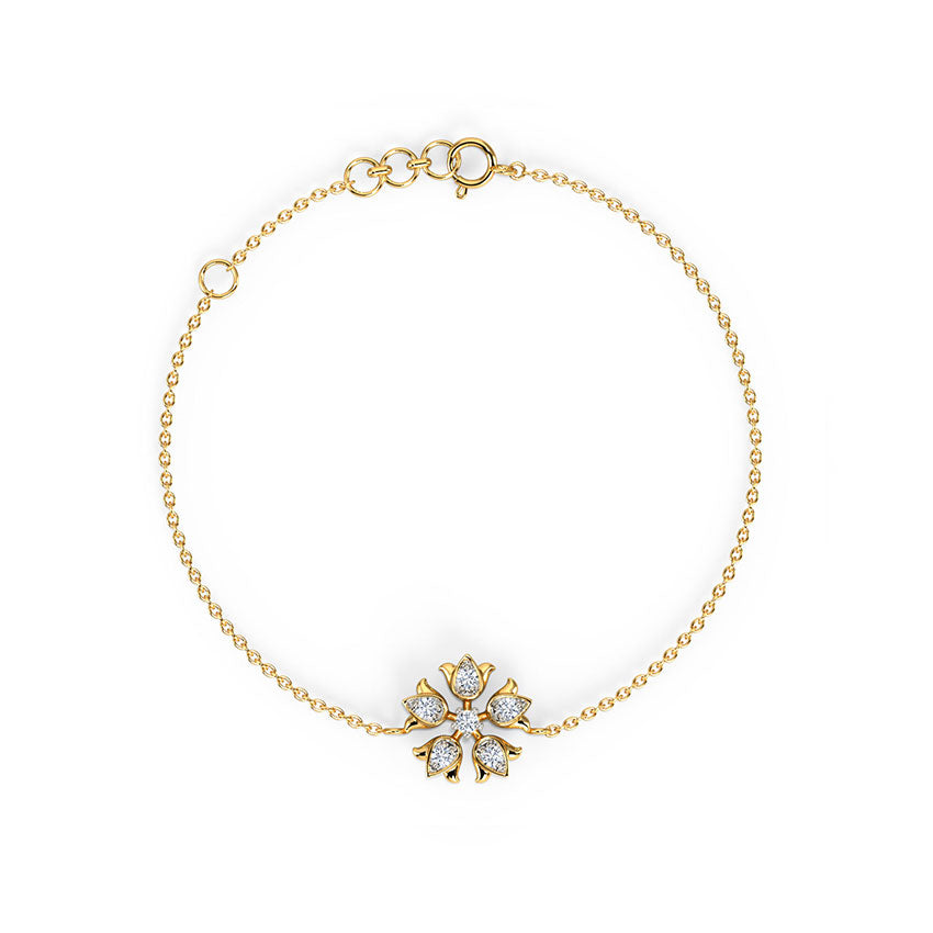 Lilia Tulip Diamond Bracelet
