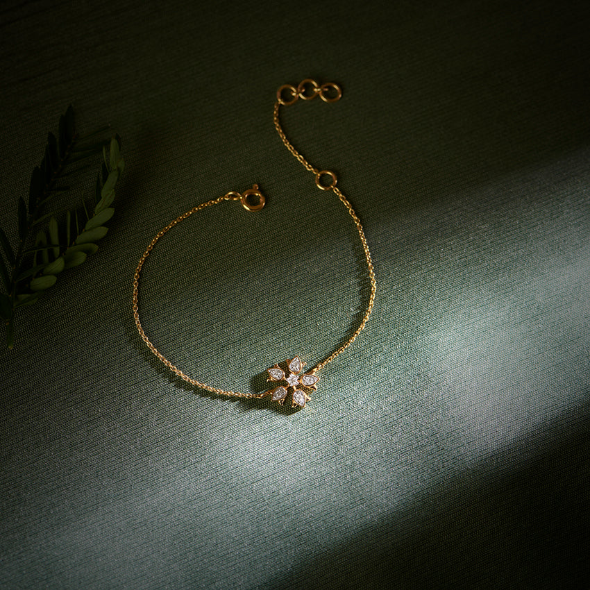 Lilia Tulip Diamond Bracelet