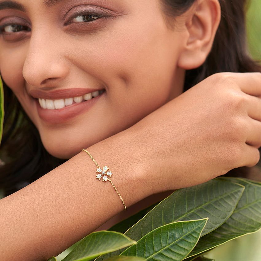 Lilia Tulip Diamond Bracelet