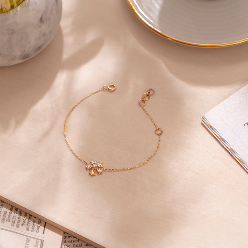 Lilia Tulip Diamond Bracelet