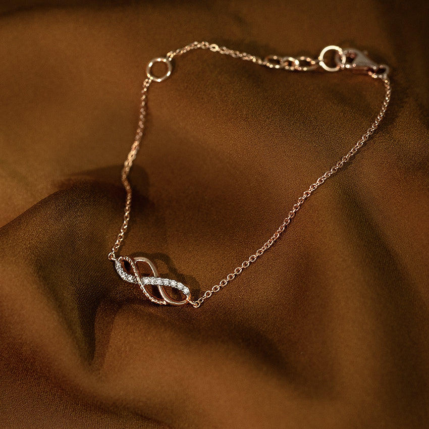 Elora Infinity Diamond Bracelet