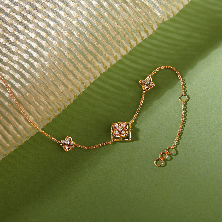 Liliana Floral Diamond Bracelet