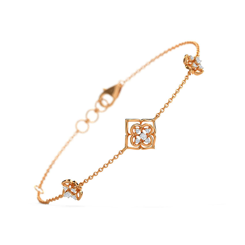 Liliana Floral Diamond Bracelet