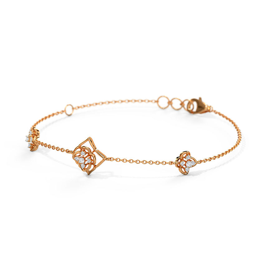 Liliana Floral Diamond Bracelet