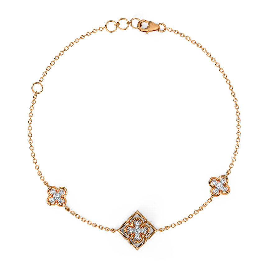 Liliana Floral Diamond Bracelet