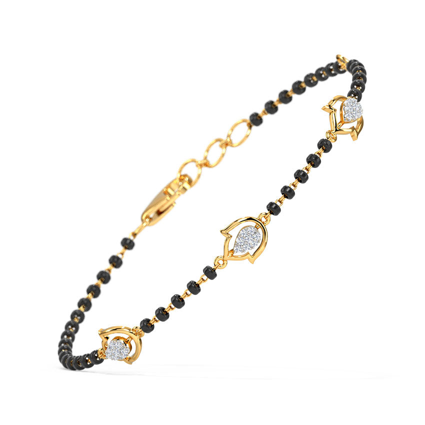 Tanira Diamond Mangalsutra Bracelet