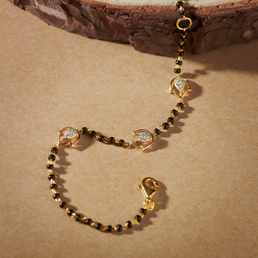 Tanira Diamond Mangalsutra Bracelet