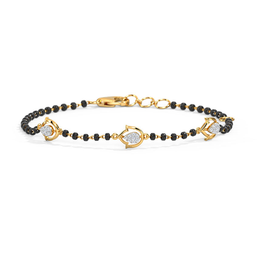 Tanira Diamond Mangalsutra Bracelet