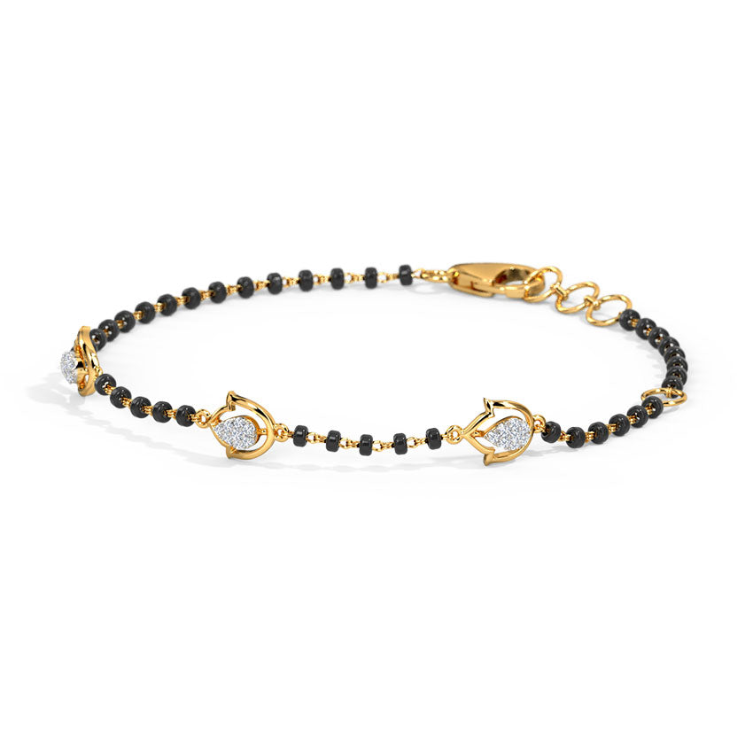 Tanira Diamond Mangalsutra Bracelet