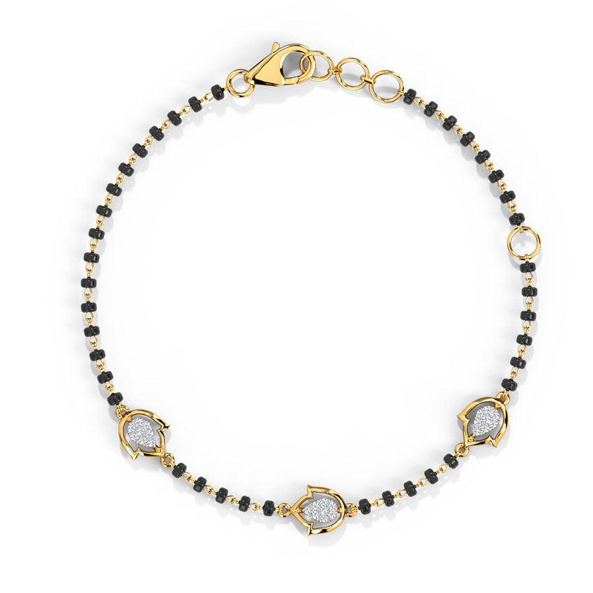 Tanira Diamond Mangalsutra Bracelet