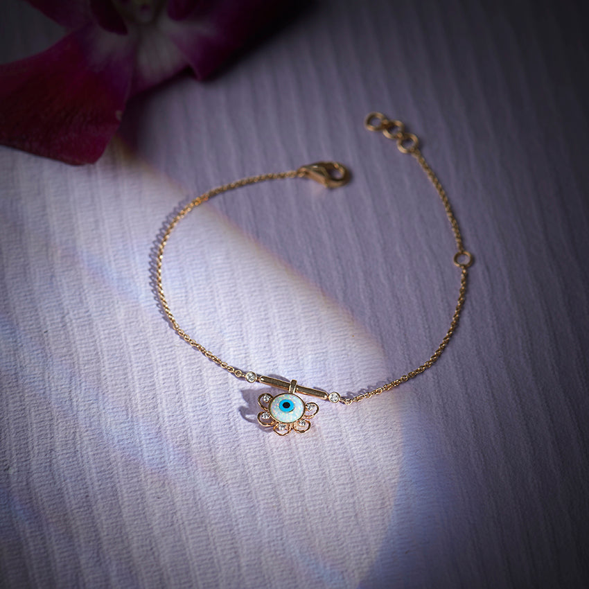 Astra Evil Eye Chain Bracelet