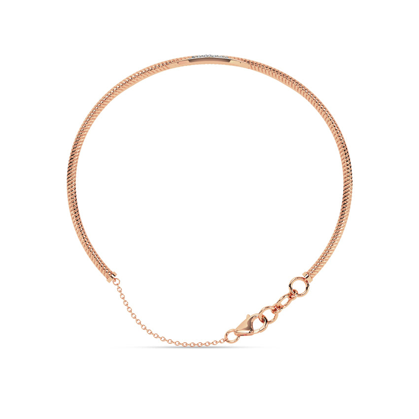 Selene Diamond Tube Bracelet