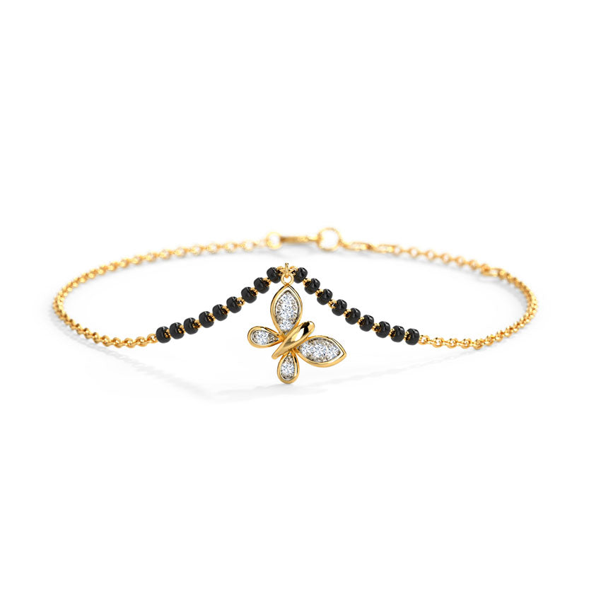 Noor Diamond Mangalsutra Bracelet