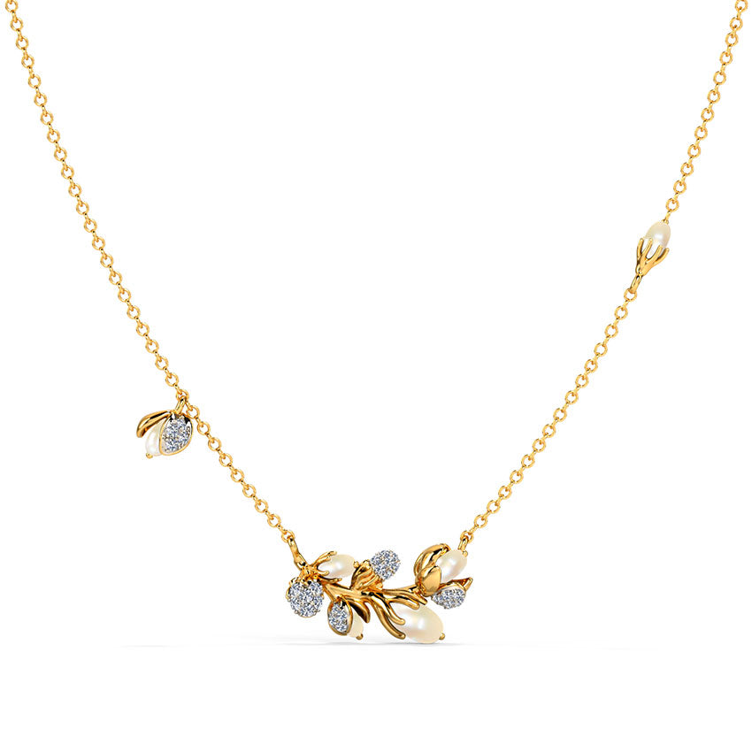 Pearly Twig Necklace