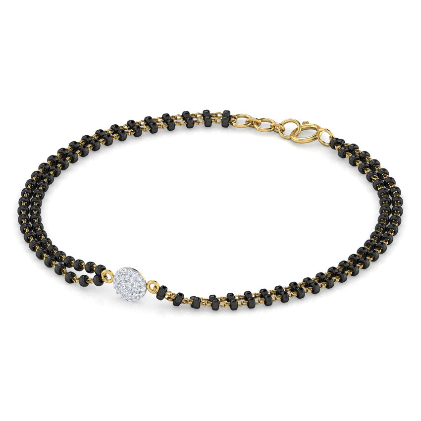 Riyana Diamond Mangalsutra Bracelet
