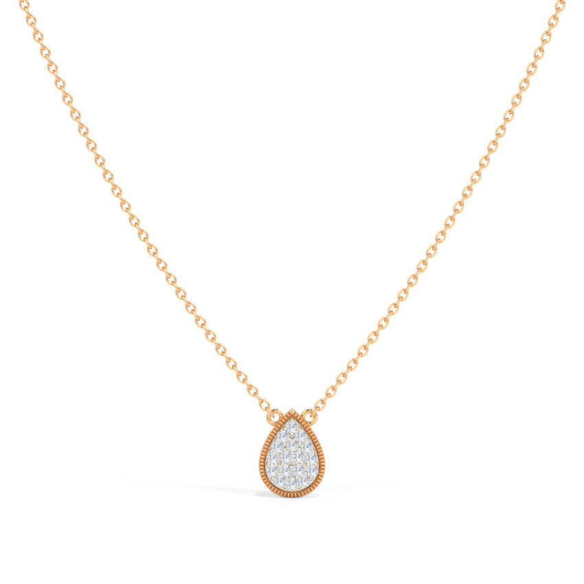 Classic Pear Diamond Necklace