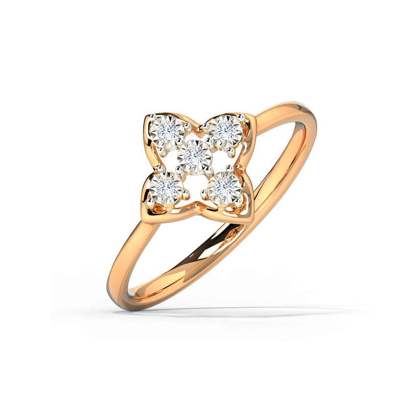 Rose Glow Diamond Ring
