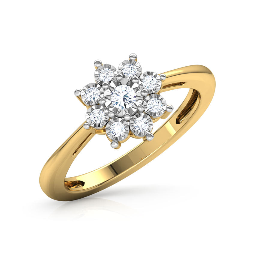 Radiant Cluster Diamond Ring