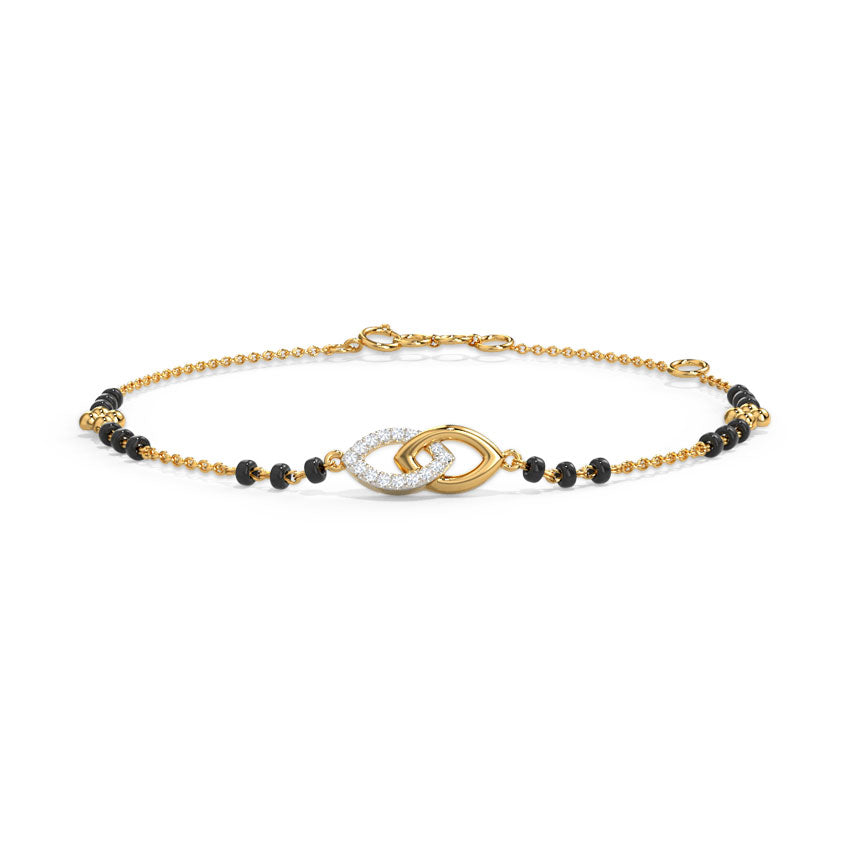 Tanira Diamond Mangalsutra Bracelet