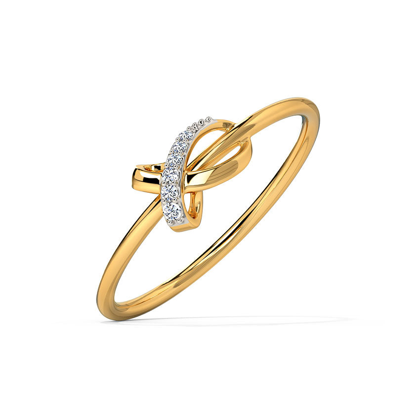 Classy Knot Diamond Ring