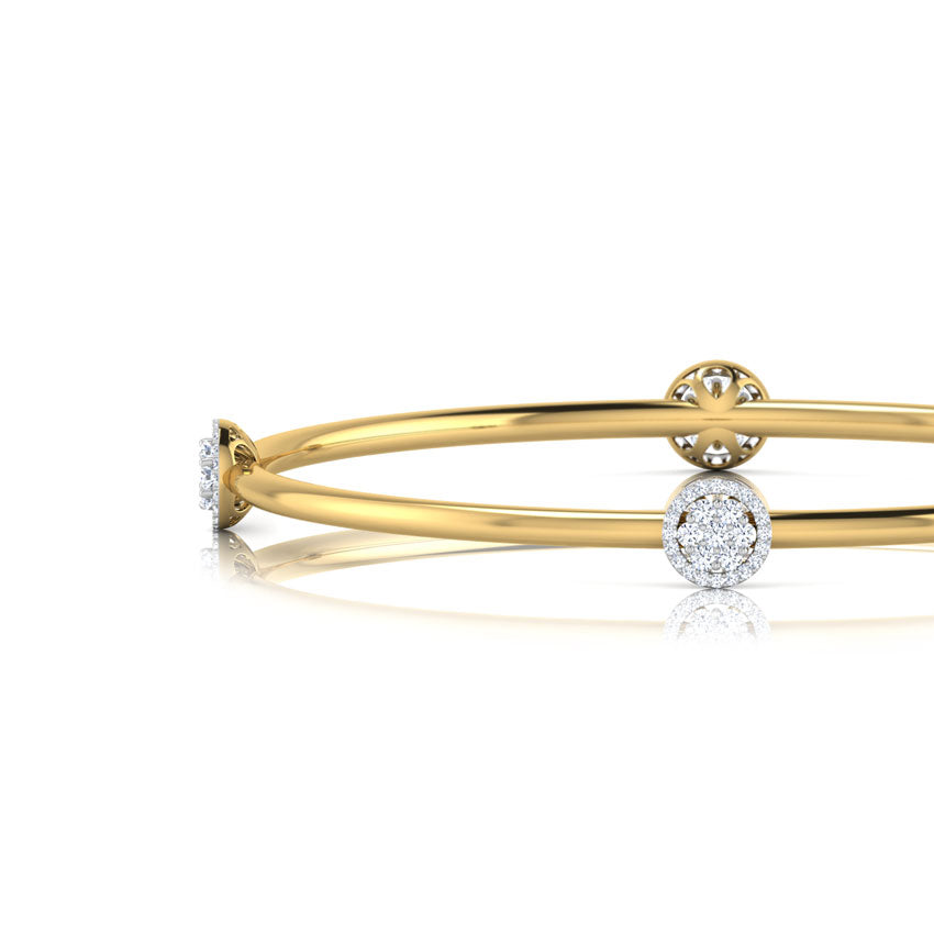 Aurora Seven Stone Diamond Bangle