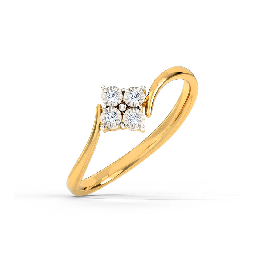 Ethereal Quad Miracle Diamond Ring