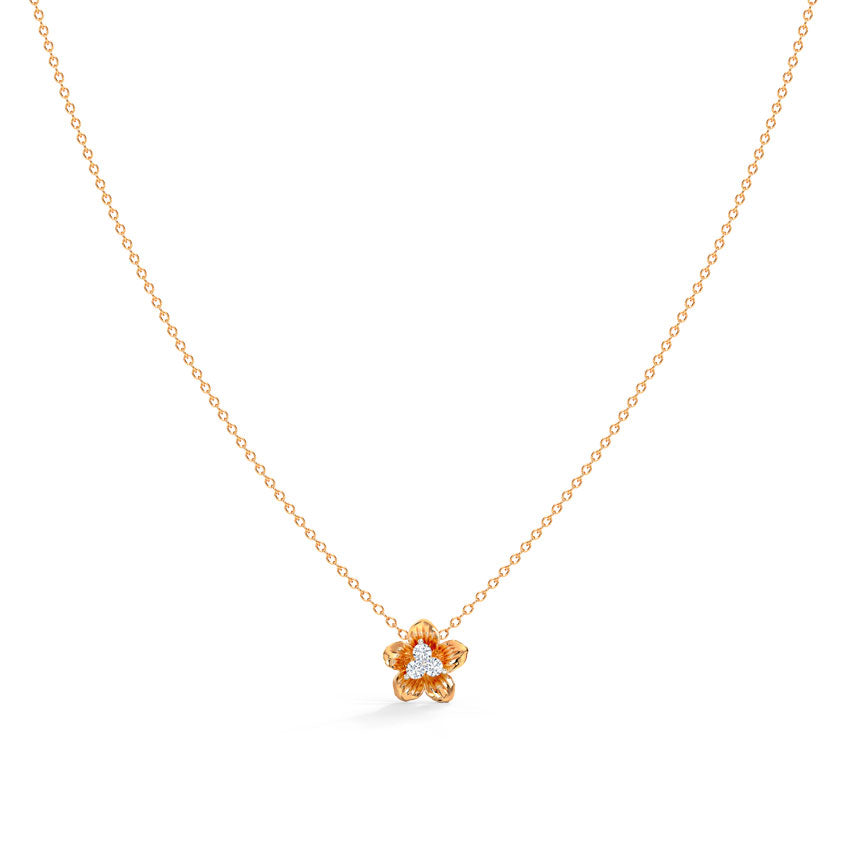 Cherry Bloom Diamond Necklace